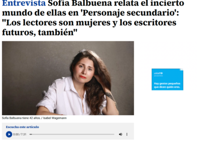 20 Minutos entrevista a Sofía Balbuena
