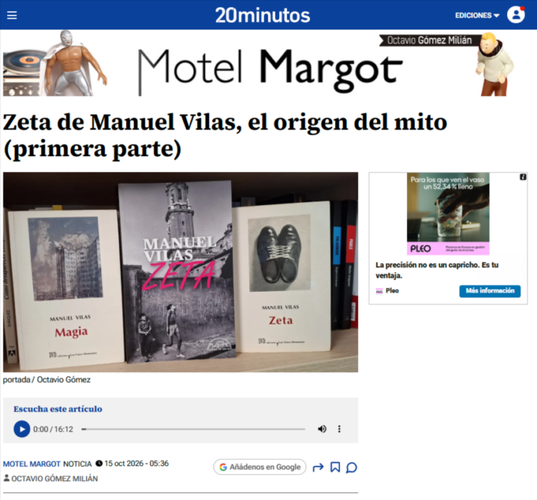 Motel Margot, de 20 Minutos, reseña Zeta