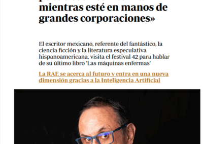 ABC entrevista a Alberto Chimal