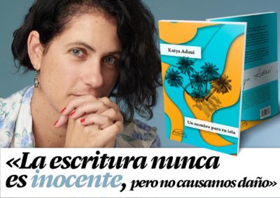 Katya Adaui en el suplemento Abril