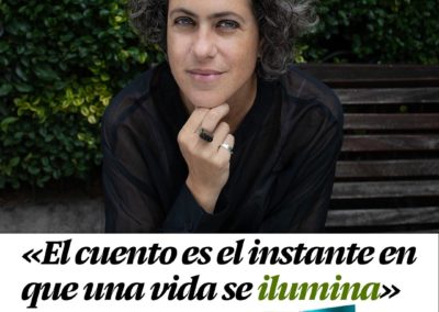 Katya Adaui en Oir con los ojos de Radiomundo (Uruguay)