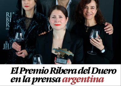 El Premio Ribera del Duero en la prensa argentina