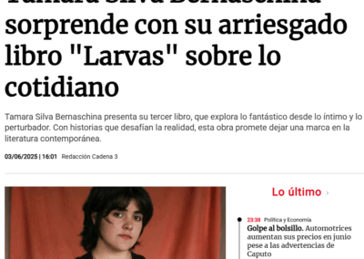 Cadena 3 reseña Larvas