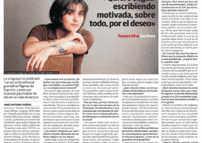 Ideal de Granada entrevista a Tamara Silva Bernaschina