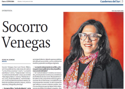 Cuadernos del Sur entrevista a Socorro Venegas