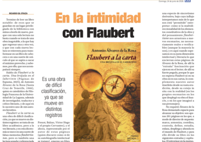 Flaubert a la carta en el suplemento El Perseguidor