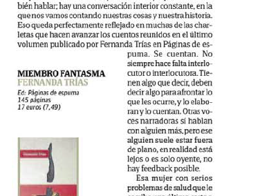 El Correo reseña Miembro fantasma
