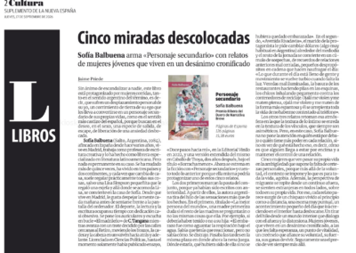 La Nueva España reseña Personaje secundario