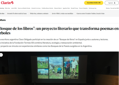 Un árbol de compañía en el diario Clarín de Argentina