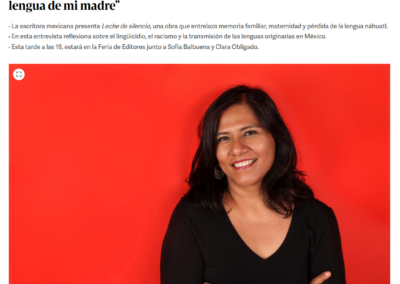 El Diario Clarín entrevista a Socorro Venegas