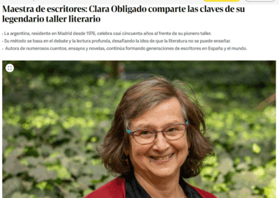 El Diario Clarín entrevista a Clara Obligado