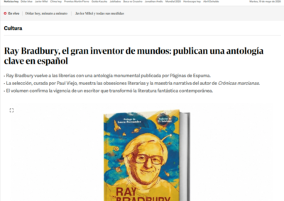 Los Cuentos de Bradbury en el diario Clarín de Argentina