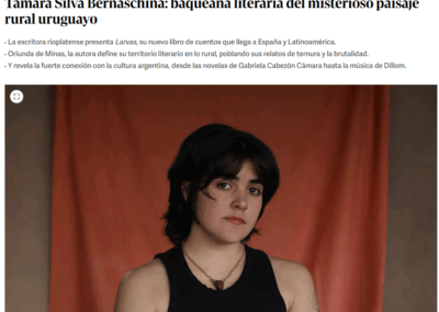 Clarín entrevista a Tamara Silva Bernaschina