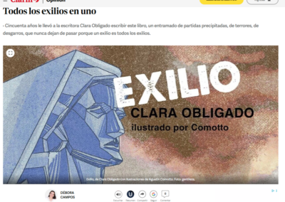 Reseña de Exilio en Clarín