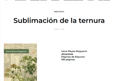 Reseña de Alcaravea en Cuadernos Hispanoamericanos