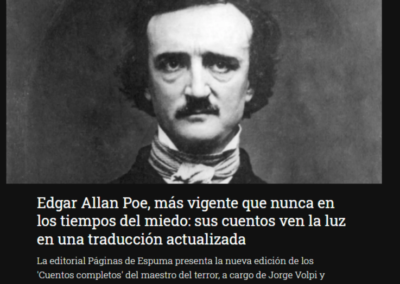Los Cuentos completos de Poe en El Cultural