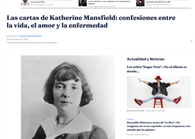El Generacional reseña las Cartas de Mansfield