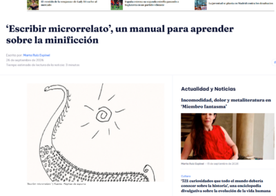 El Generacional reseña el manual Escribir microrrelato