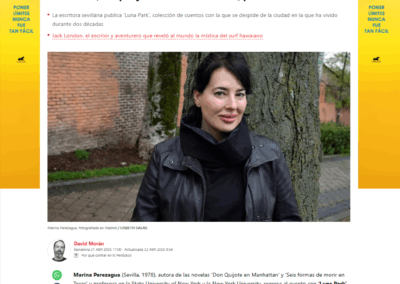 El Periódico entrevista a Marina Perezagua