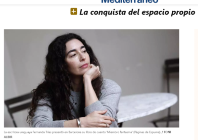 Fernanda Trías en El Periódico Mediterráneo
