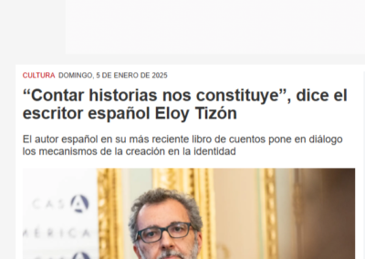 Eloy Tizón en El Sol de México