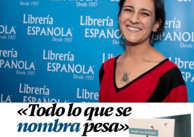Natalia García Freire en Expreso, Ecuador