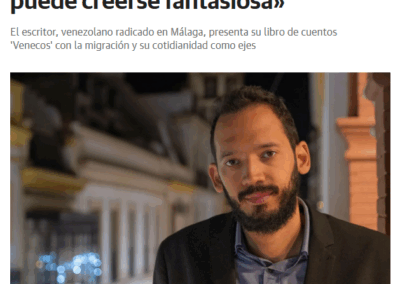 El diario Ideal entrevista a Rodrigo Blanco Calderón