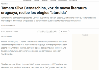 Entrevista a Tamara Silva Bernaschina en Infobae