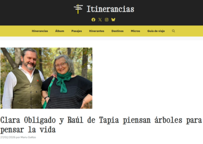 Itinerancias entrevista a Clara Obligado  y Raúl de Tapia