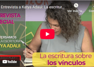 Katya Adaui entrevistada en Univalle