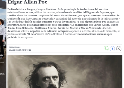 Los Cuentos completos de Poe en La Cultureta de Más de Uno