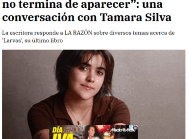 La Razón entrevista a Tamara Silva Bernaschina
