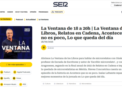 El manual Escribir microrrelato en La Ventana