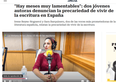 Irene Reyes-Noguerol en La Ventana de Cadena SER