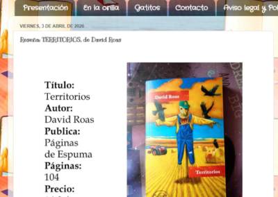 La Orilla de las Letras reseña Territorios