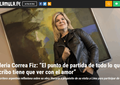 La Mula entrevista a Valeria Correa Fiz