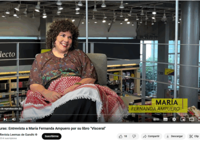 +Lecturas entrevista a María Fernanda Ampuero