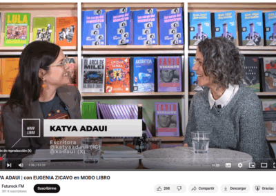 Katya Adaui en Modo Libro de Futurock