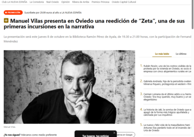 Zeta en La nueva España