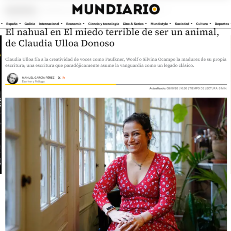 Mundiario reseña El miedo terrible de ser un animal