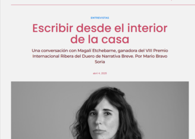 Entrevista a Magalí Etchebarne en Neotraba