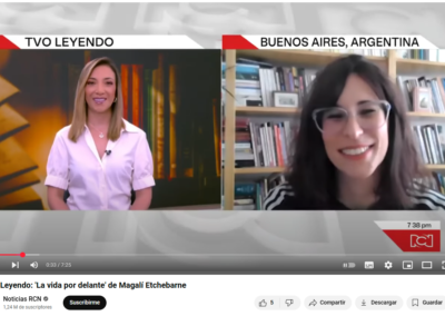 Magalí Etchebarne en Noticias RCN de Colombia