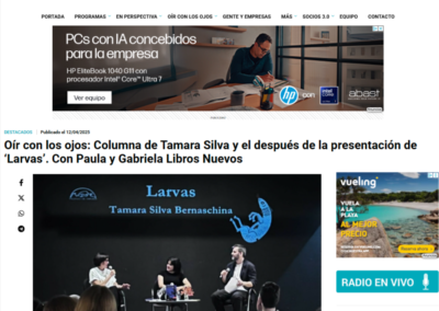 Entrevista a Tamara Silva Bernaschina en Radiomundo de Uruguay