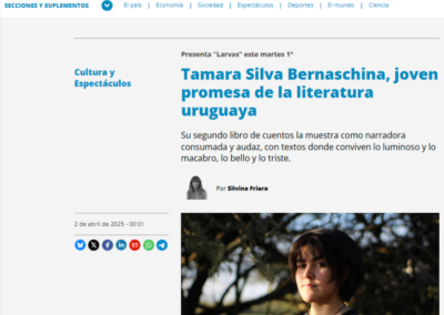Reseña de Larvas en Página 12