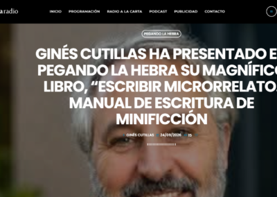 Valencia Radio entrevista a Ginés Cutillas