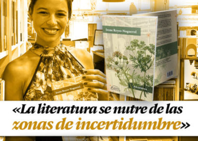 Irene Reyes-Noguerol entrevistada en Atrapalibros
