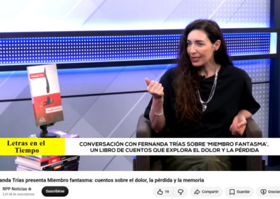 Letras en el Tiempo (Perú) entrevista a Fernanda Trías
