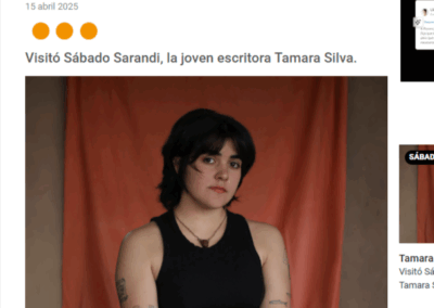Entrevista a Tamara Silva Bernaschina en Radio Sarandí