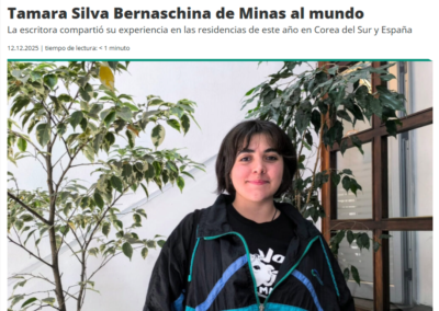 Nos sobran los motivos entrevista a Tamara Silva Bernaschina