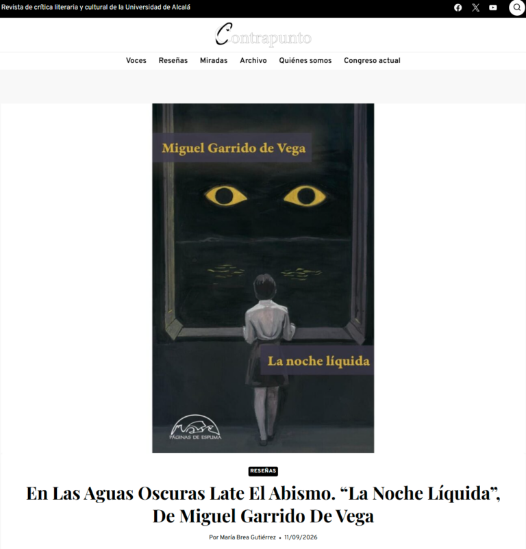 Revista Contrapunto reseña La noche líquida